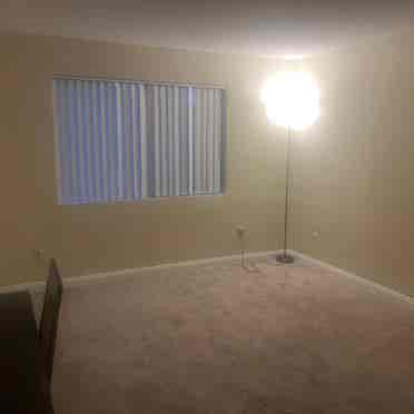 Private bed and bathroom for rent.