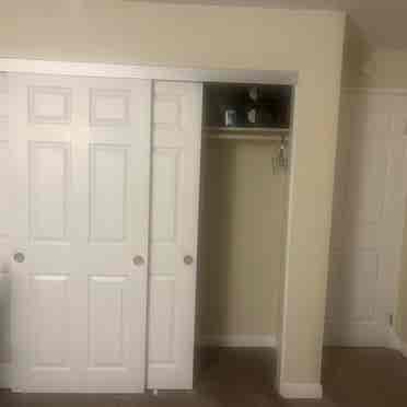 Private bed and bathroom for rent.