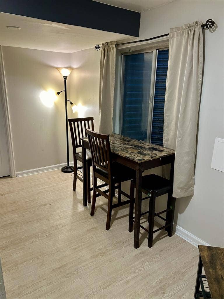 Large private bedroom, shared bath