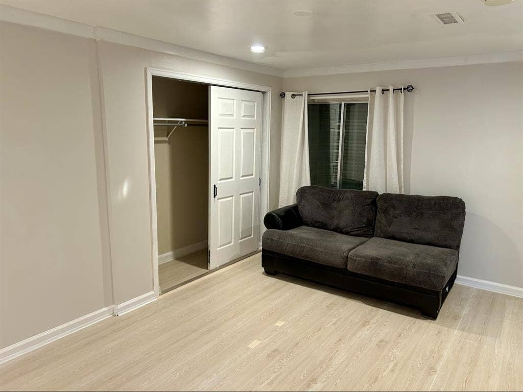 Large private bedroom, shared bath