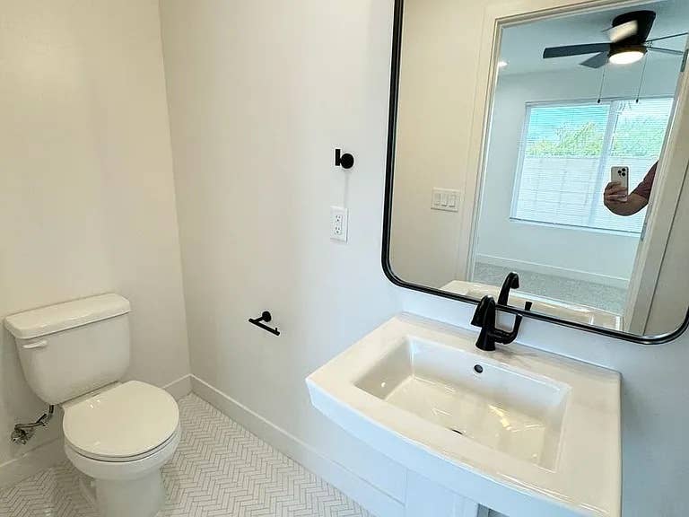 Bed with Private Bath!
