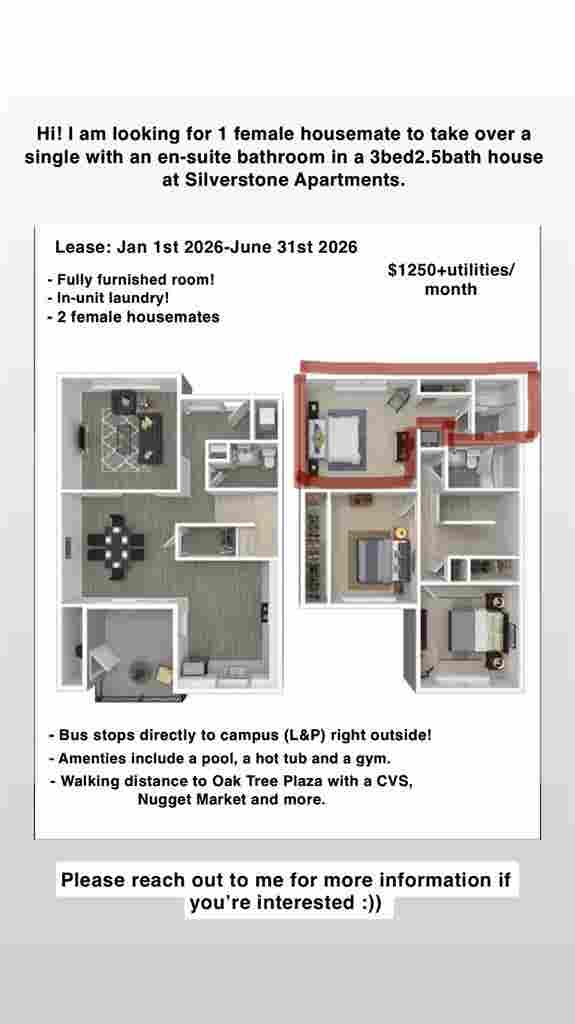 Lease Takeover : 
Jan-June !