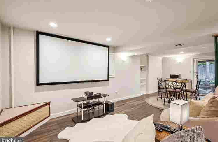 Spacious basement W/private bedroom