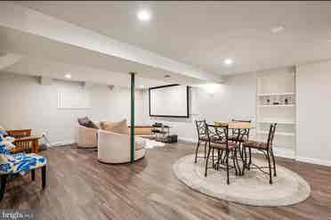 Spacious basement W/private bedroom