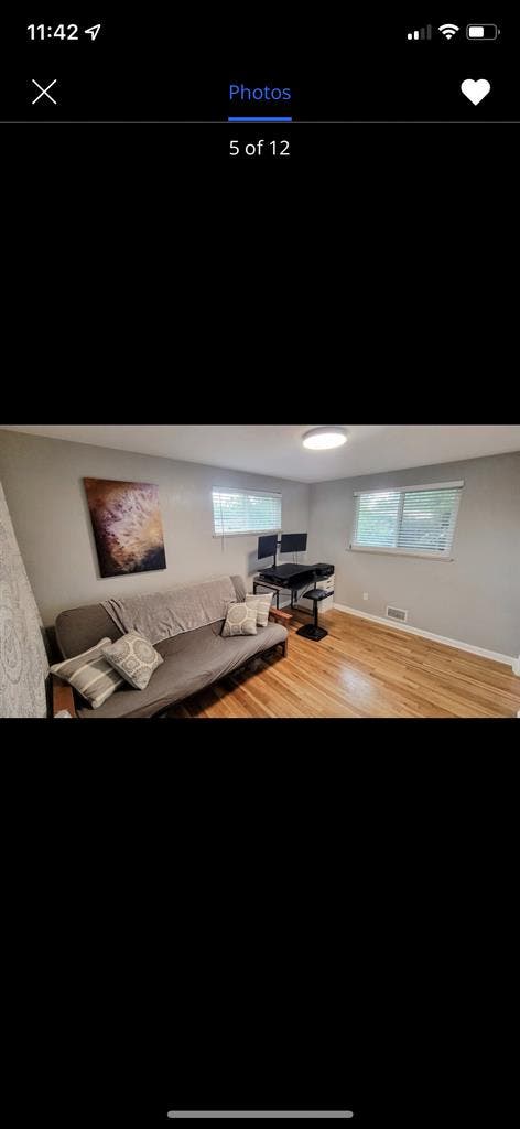 Room (or 2) with private half bath