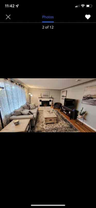 Room (or 2) with private half bath
