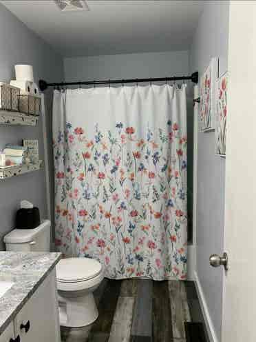 Furnished queen room & private bath