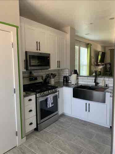 Furnished queen room & private bath