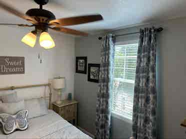 Furnished queen room & private bath