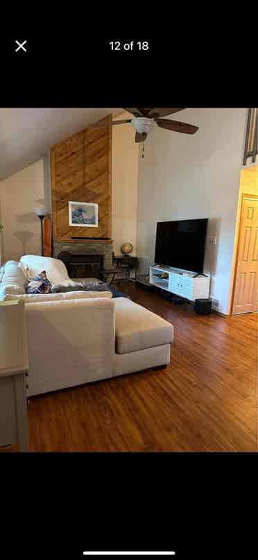 1 bedroom & 1 bathroom plus office