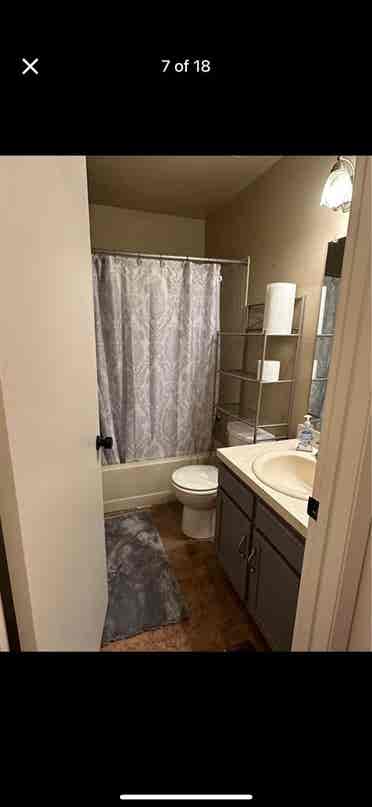 1 bedroom & 1 bathroom plus office