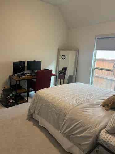 Fully Furnished room with bathroom.