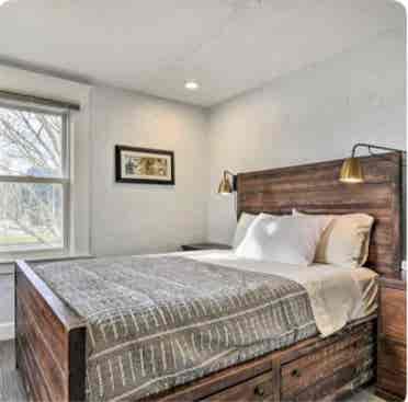 Fully furnished bedroom