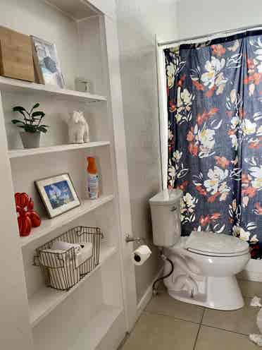 Furnished private bed & bath