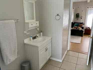 Furnished private bed & bath