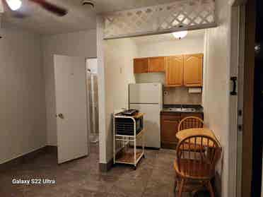Efficiency room for rent.