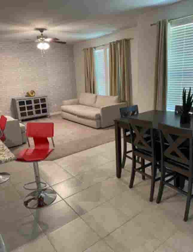 Room in a safe neighborhood