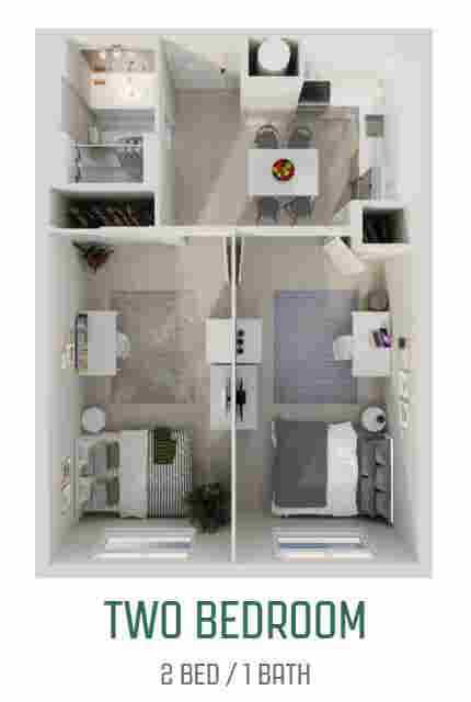 Room in 2 bedroom unit