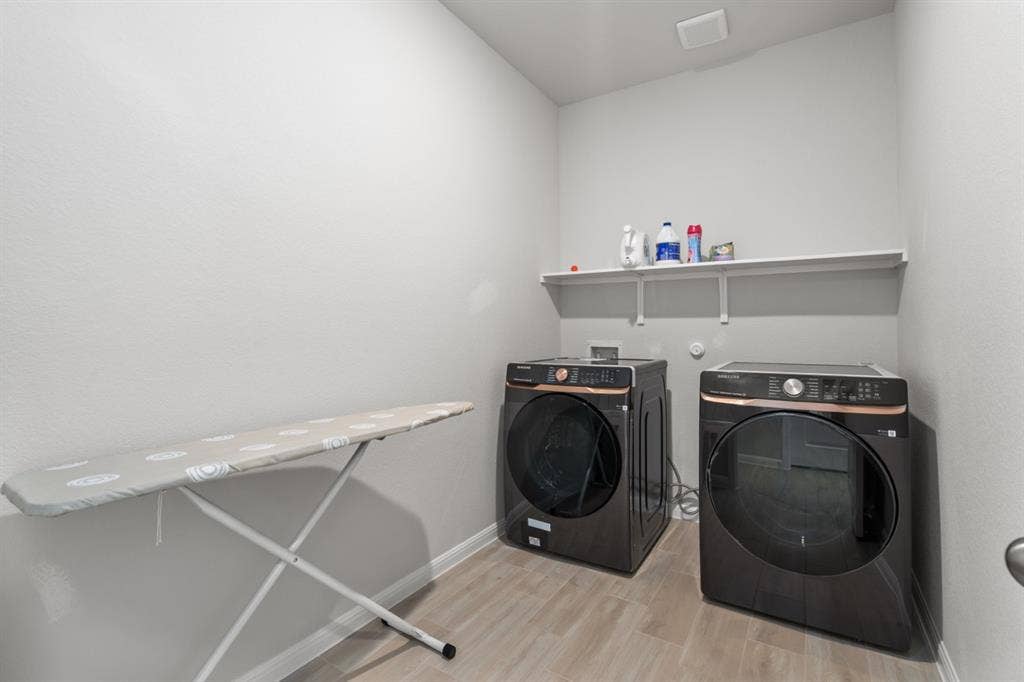 A furnished room with shared spaces