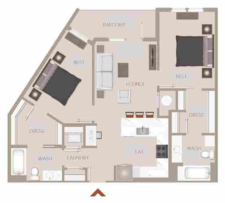 Renting a one bed w/ private bath!