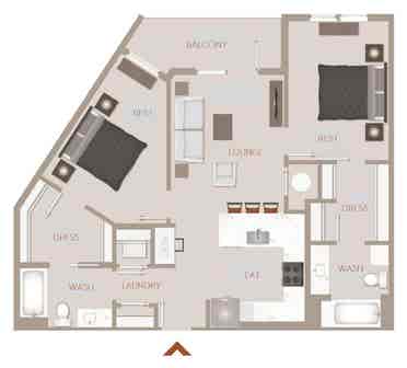 Renting a one bed w/ private bath!