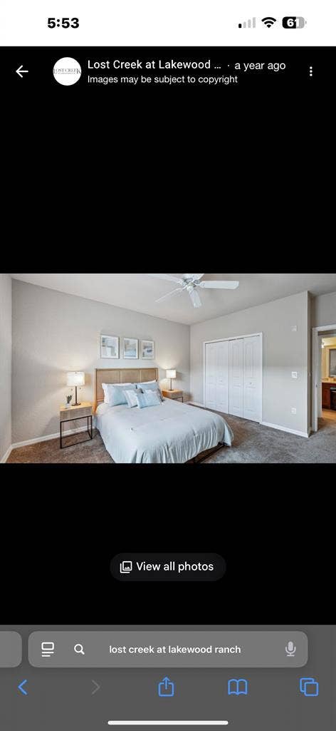 bedroom with own bathroom!