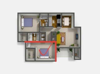 Large Master bedroom in Tampa