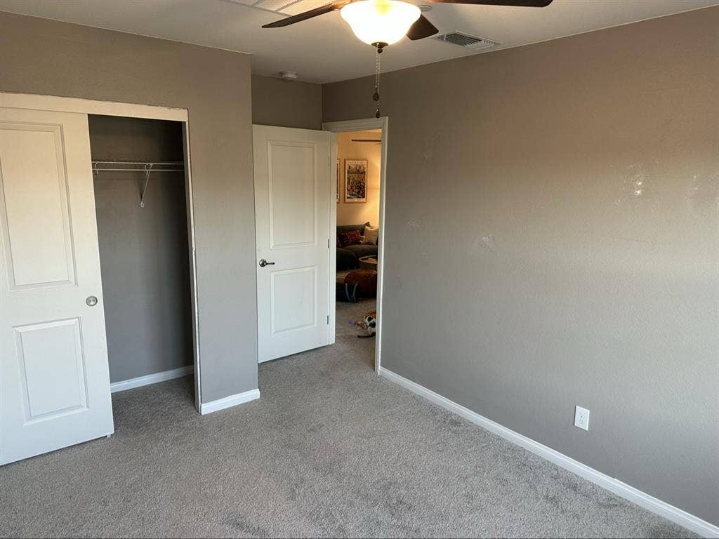 Room for rent in new community.