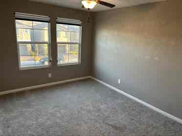 Room for rent in new community.