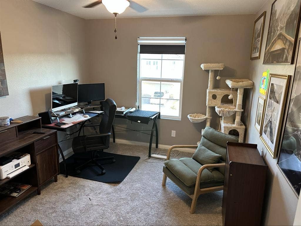 Room for rent in new community.