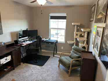 Room for rent in new community.