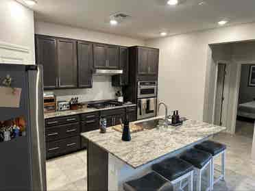 Room for rent in new community.