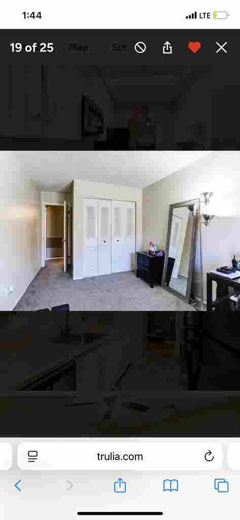 1 bed with full bath