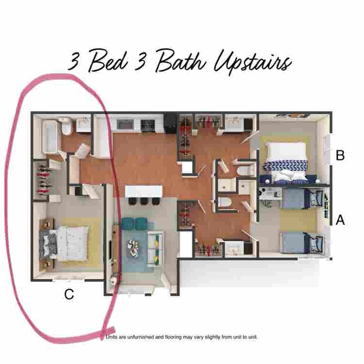 1bedroom / 
1bath available