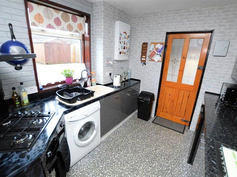 Furnished Room with TV, Table & Bed