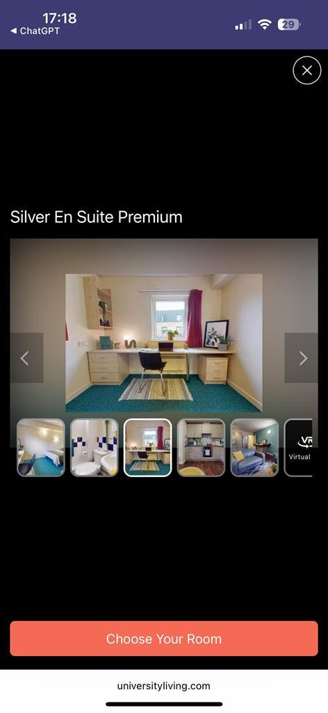 Student Ensuite at Aspley House