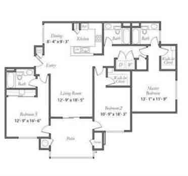 Room for rent in 
apartment