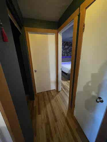 Furnished room with one roommate
