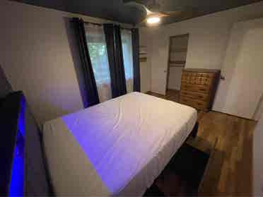 Furnished room with one roommate