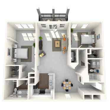Master Bedroom in Luxury 2b2b (Oct)