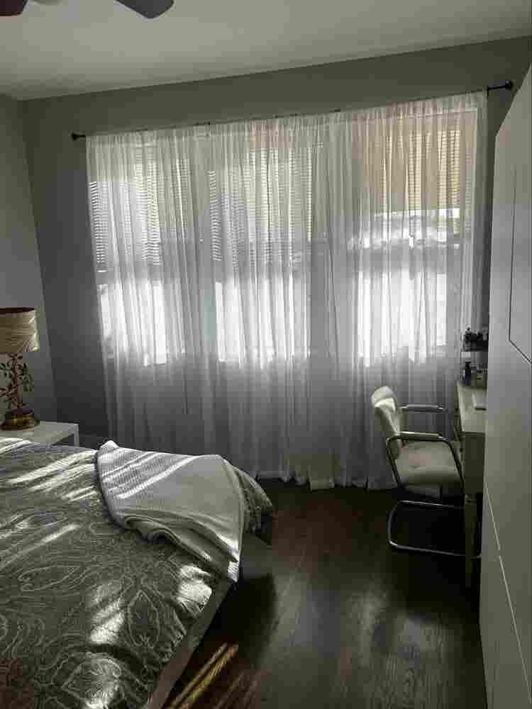 Private bedroom and bathroom