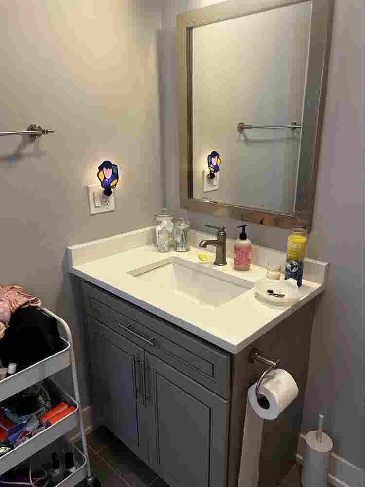 Private bedroom and bathroom