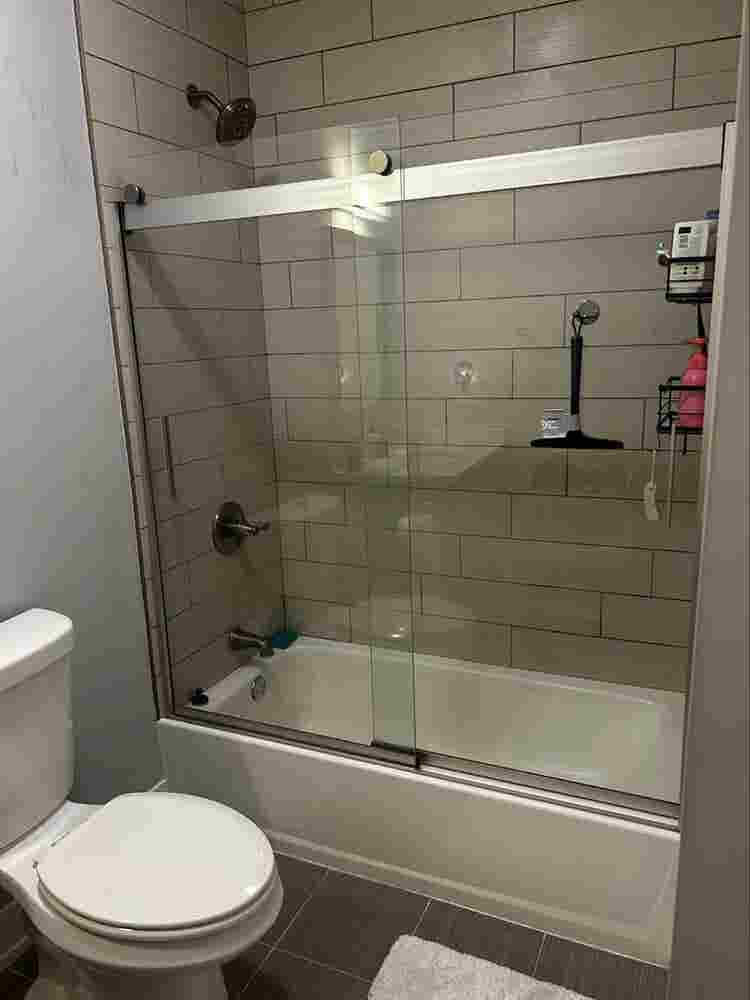 Private bedroom and bathroom