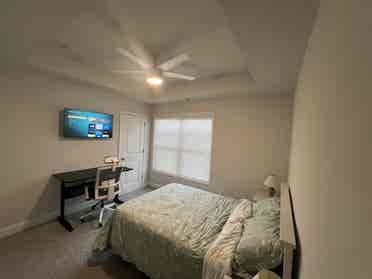 Furnished Bedroom w/private bath