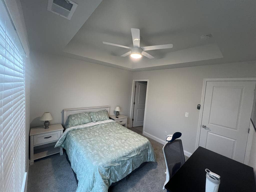 Furnished Bedroom w/private bath