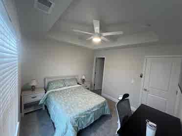 Furnished Bedroom w/private bath