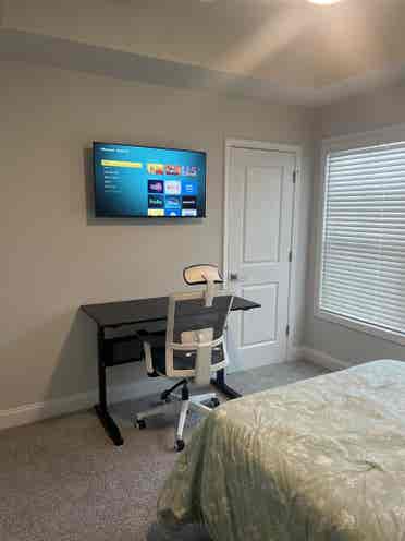 Furnished Bedroom w/private bath