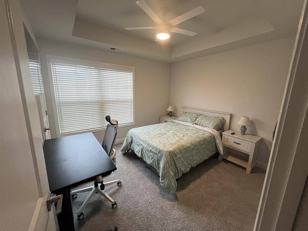 Furnished Bedroom w/private bath