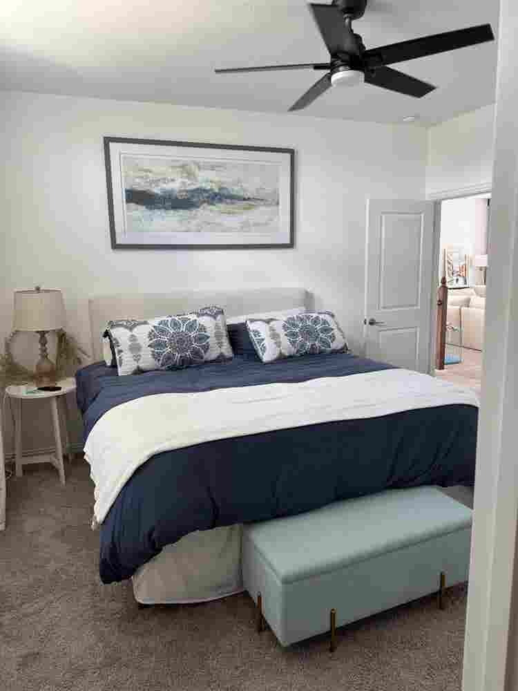 Large Furnished Bedroom