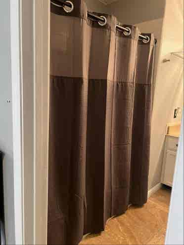 Furnished room bathroom, balconyy